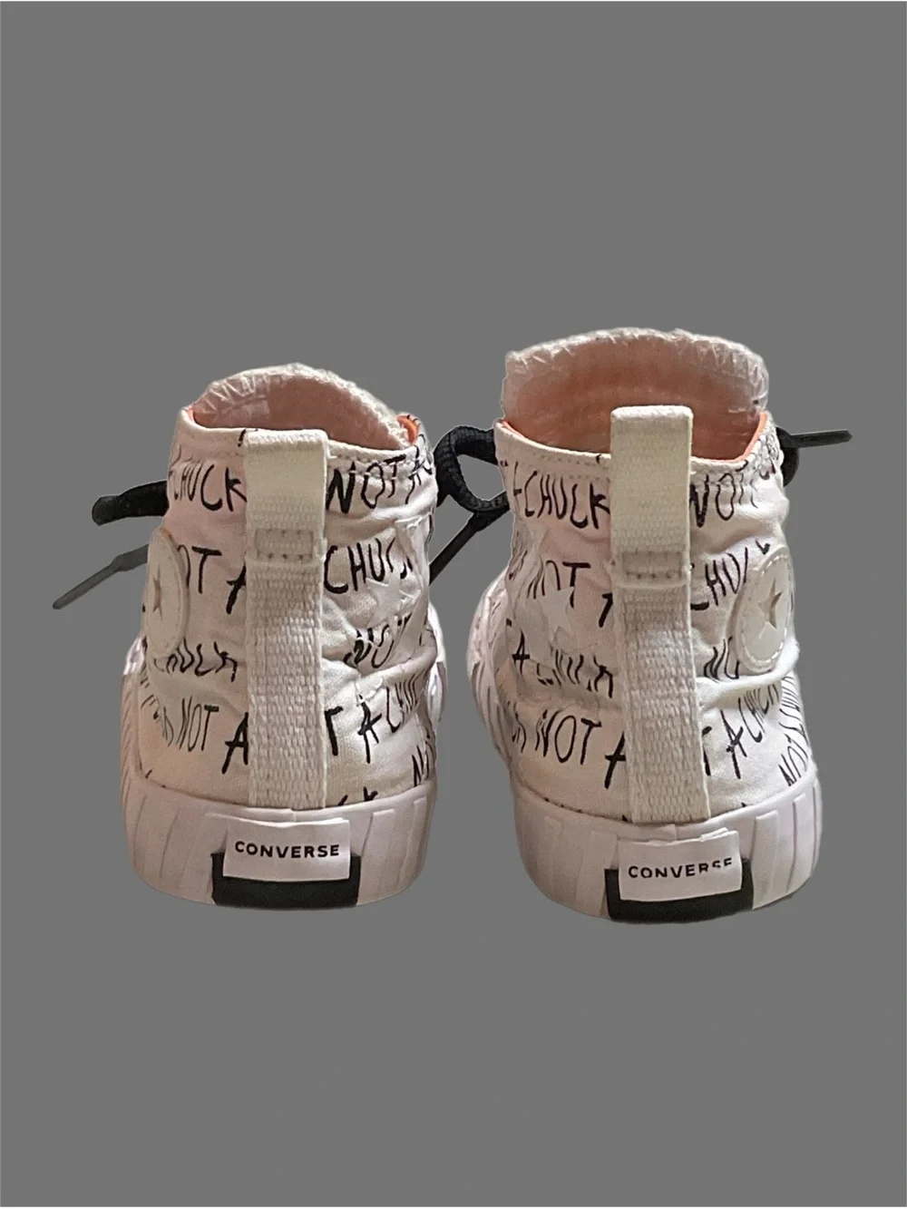 Converse Chuck 70 UNT1TL3D ‘NOT A CHUCK’ PRINT Sz 9 Infant/Toddler HiTop 173172C